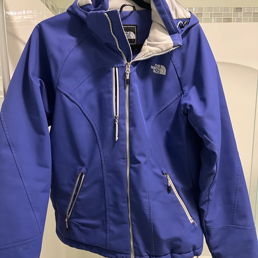 Women’s purple north face primaloft jacket